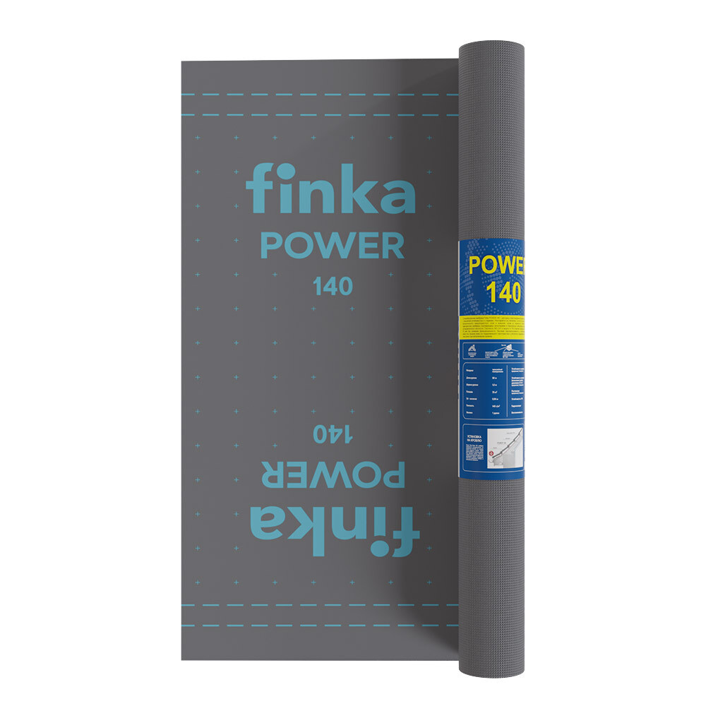 Ветро-влагозащита для кровли/стен Finka Power 140 г/м2 75 кв.м