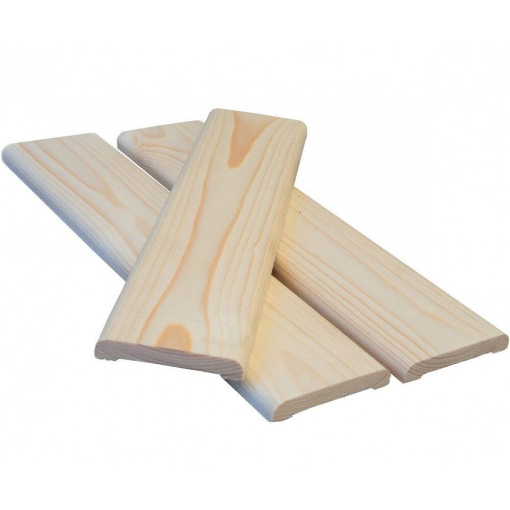 Наличник гладкий 90х12х2200 мм сорт АВ сращенный