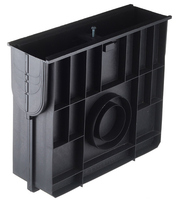 Пескоуловитель для лотка водоотводного пластиковый 500х160х420 мм Gidrolica (808)