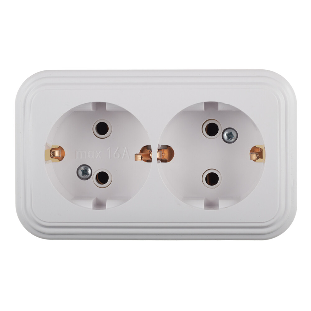 Розетка Svet накладная белая (0215-00461/9829/9826)