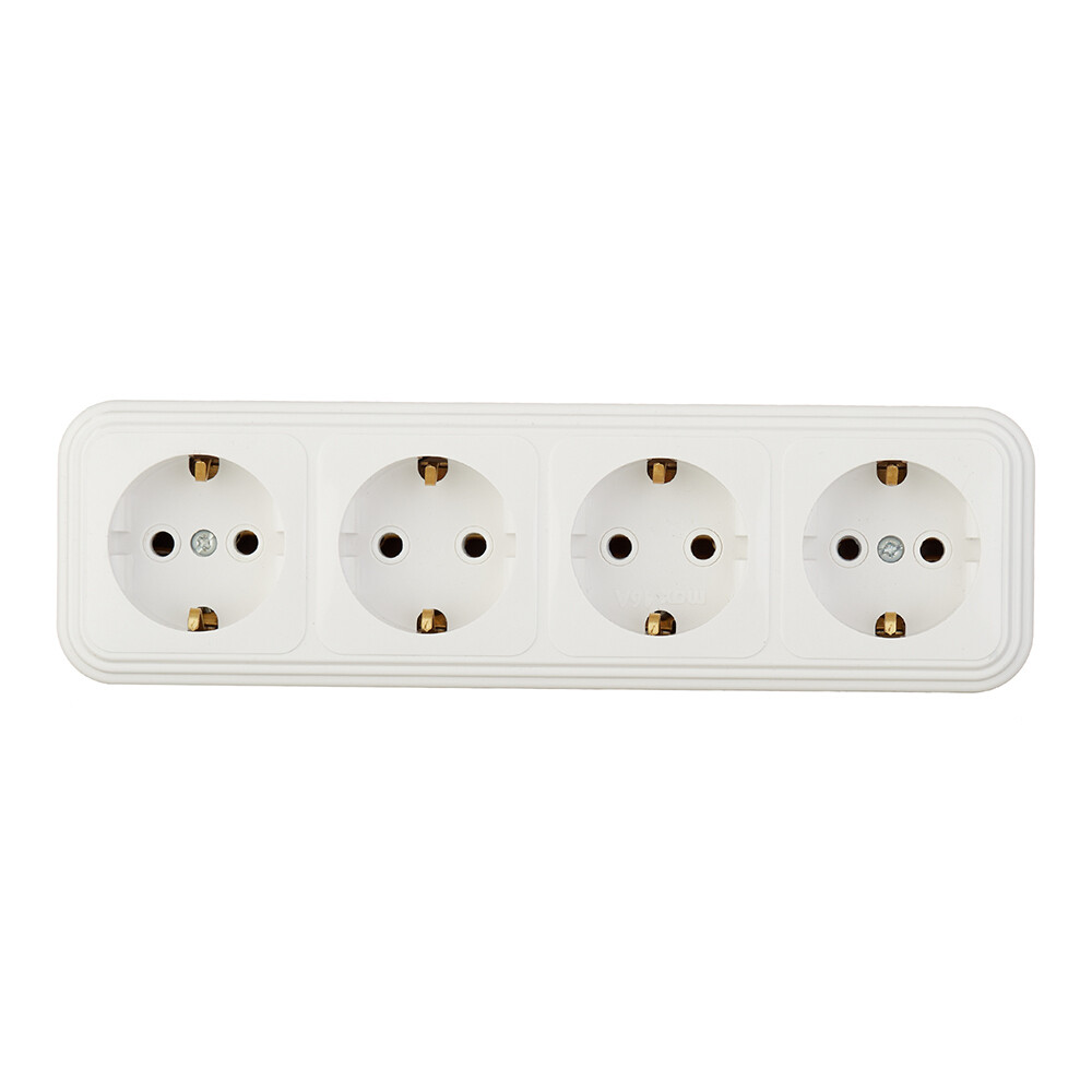 Розетка Svet накладная белая (0215-01181/78/79)