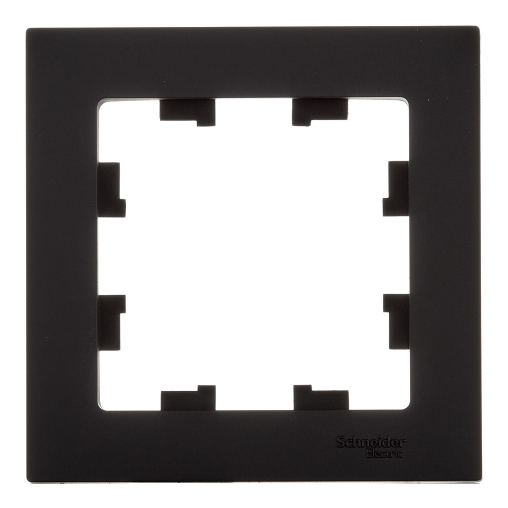 Рамка Systeme Electric AtlasDesign одноместная карбон (ATN001001)