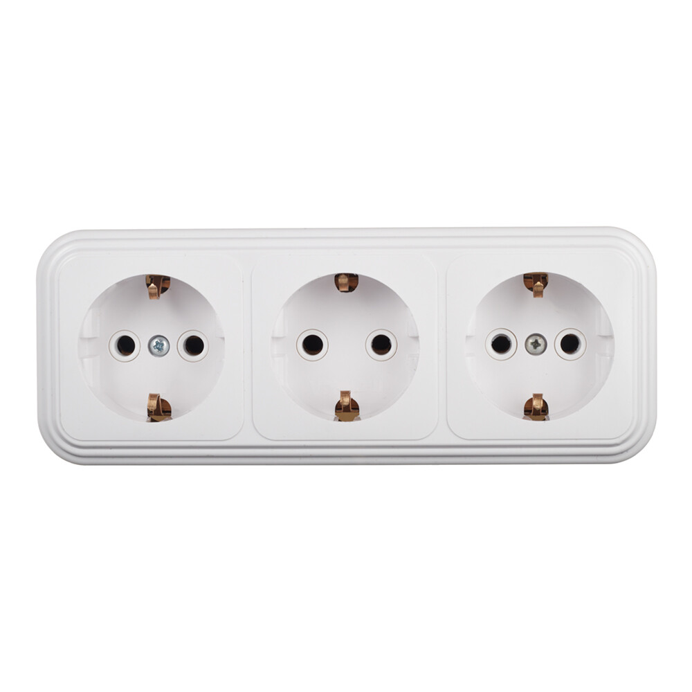 Розетка Svet накладная белая (0215-00821)