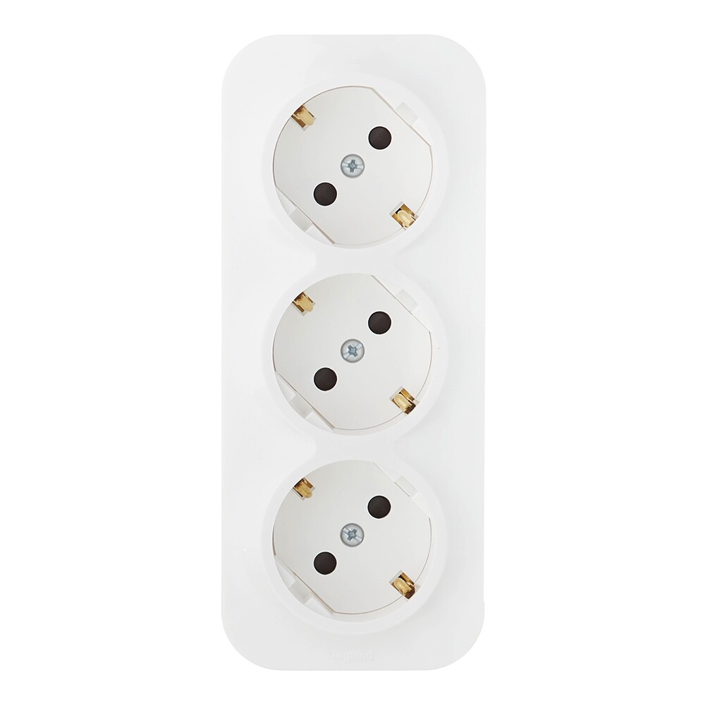 Розетка Legrand Quteo накладная белая (782238)