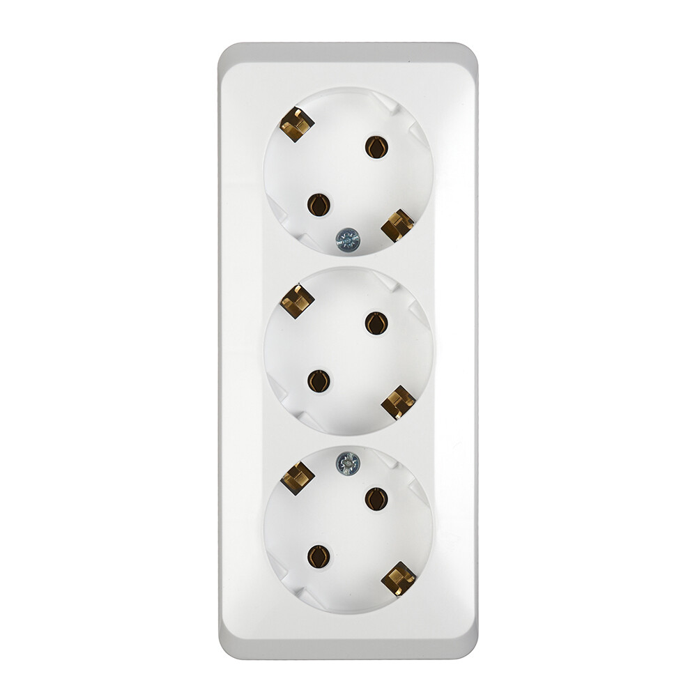 Розетка Systeme Electric Этюд накладная белая (PA16-011B)