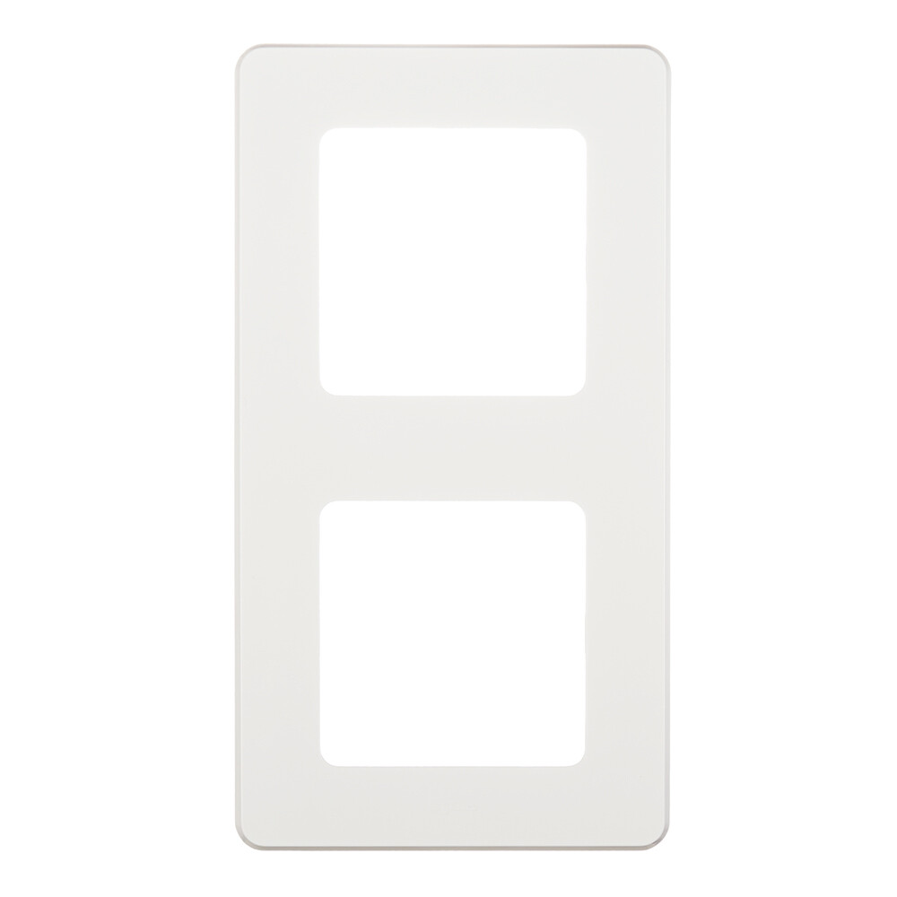 Рамка Legrand Inspiria двухместная белая (673940)