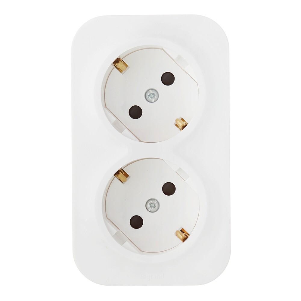Розетка Legrand Quteo накладная белая (782237)