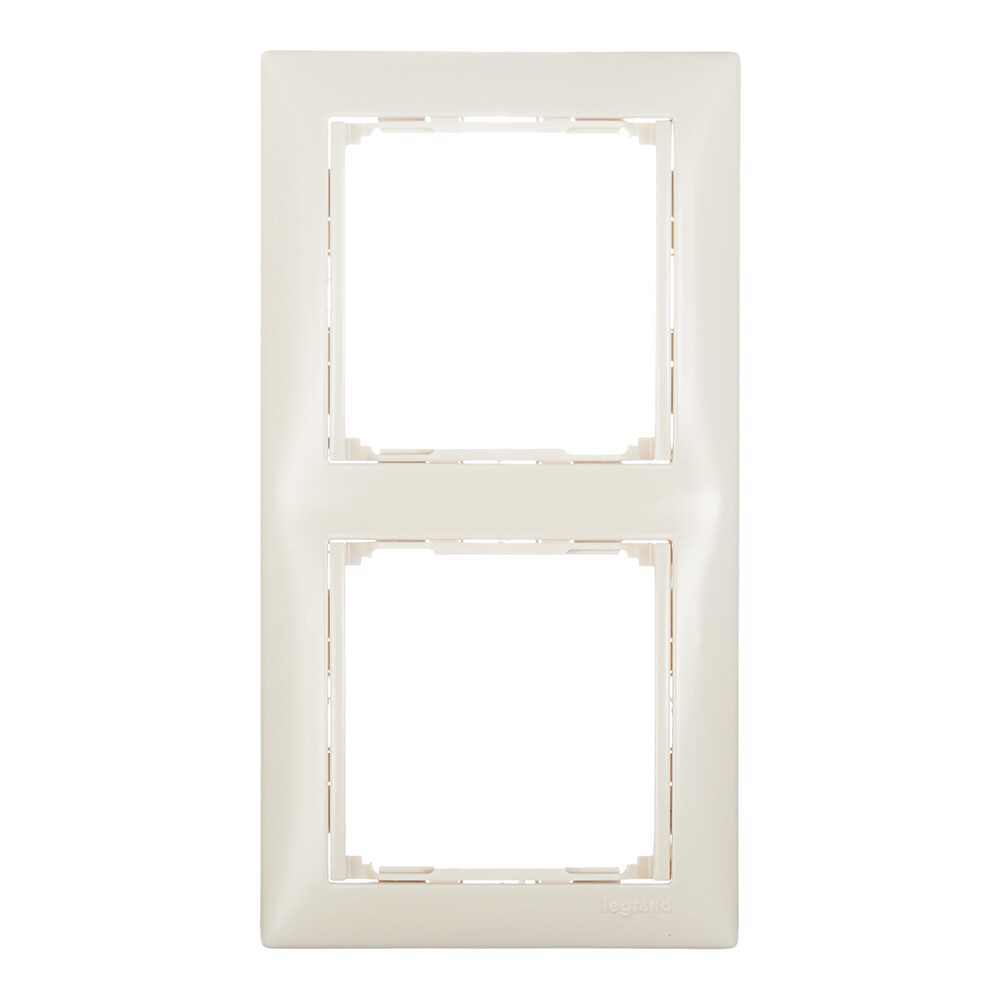 Рамка Legrand Valena двухместная слоновая кость (695632)
