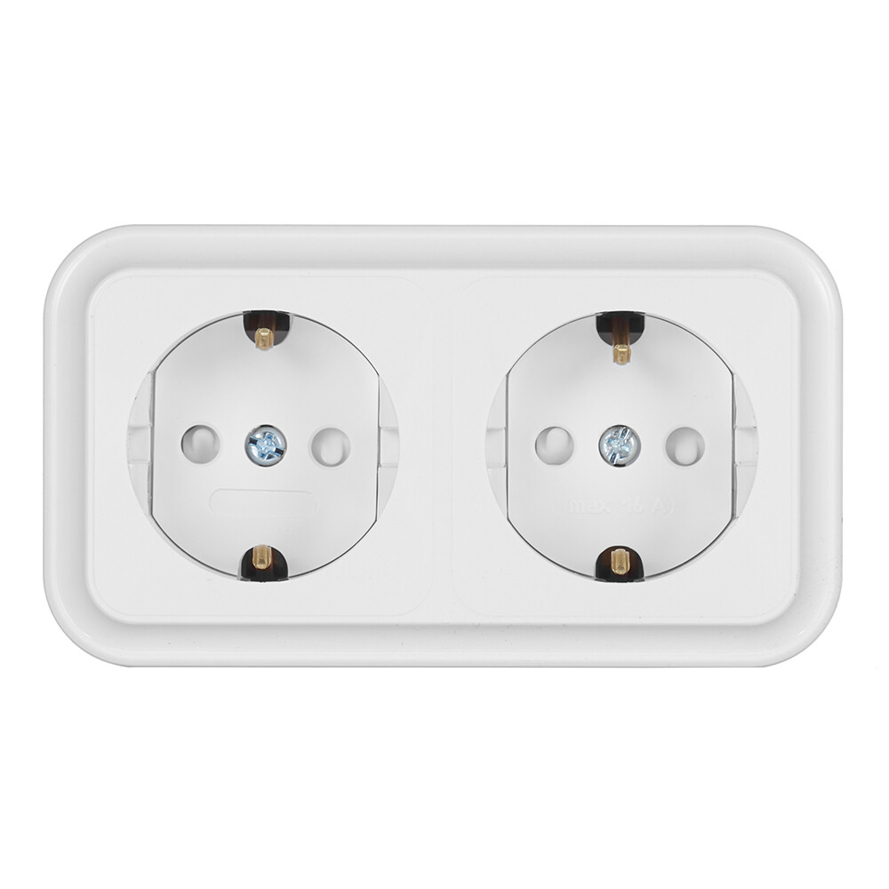 Розетка Svet накладная белая (EV0361-8420/5620/5628)