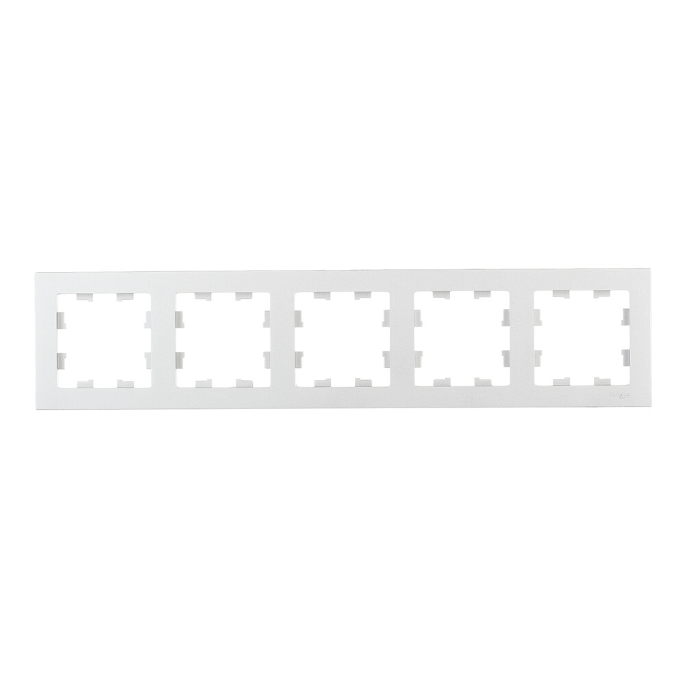 Рамка Systeme Electric AtlasDesign пятиместная алюминий (ATN000305)