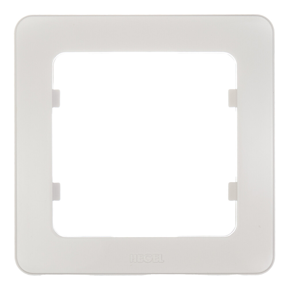 Рамка Hegel Master одноместная белая (Р401)