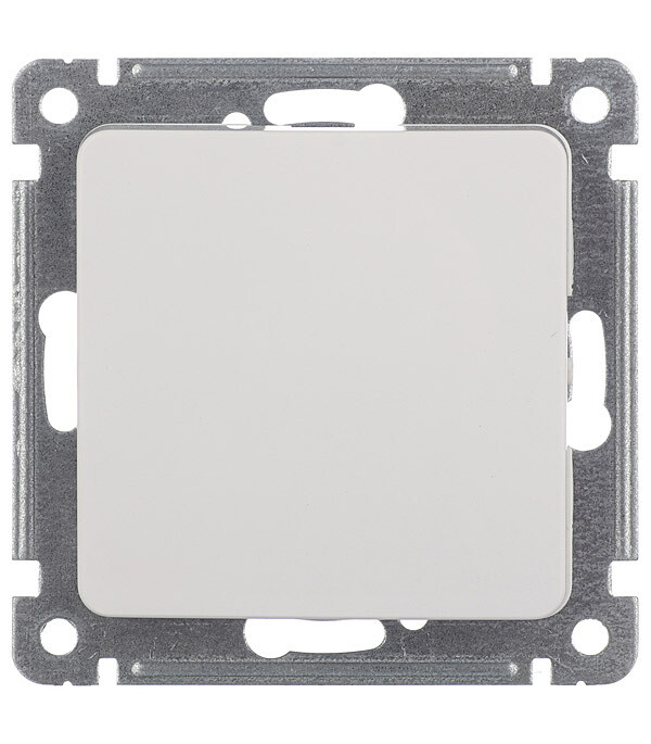 Выключатель Hegel Master одноклавишный встраиваемый белый (ВС10-411)