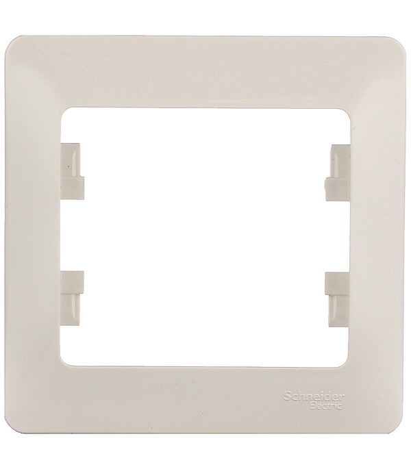 Рамка Systeme Electric Glossa oдноместная бежевая (GSL000201)