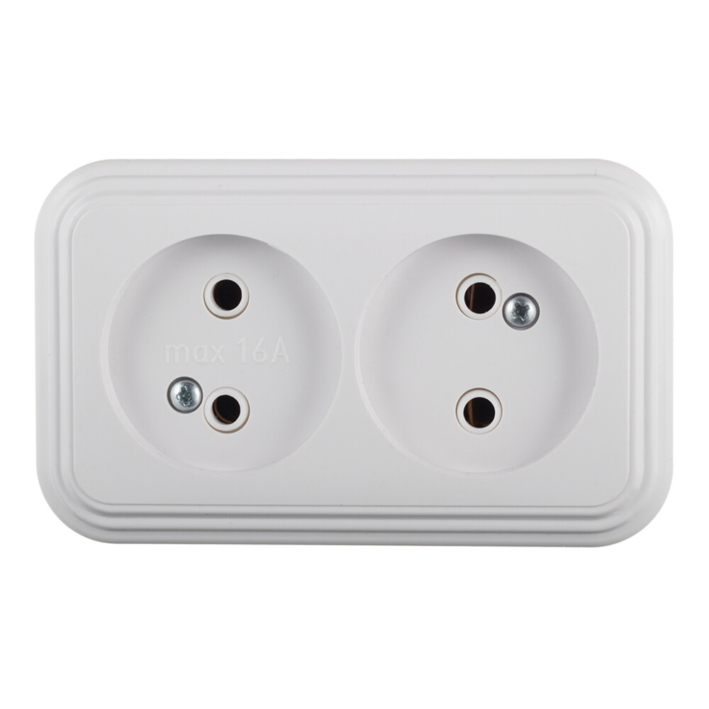 Розетка Svet накладная белая (0215-00371)