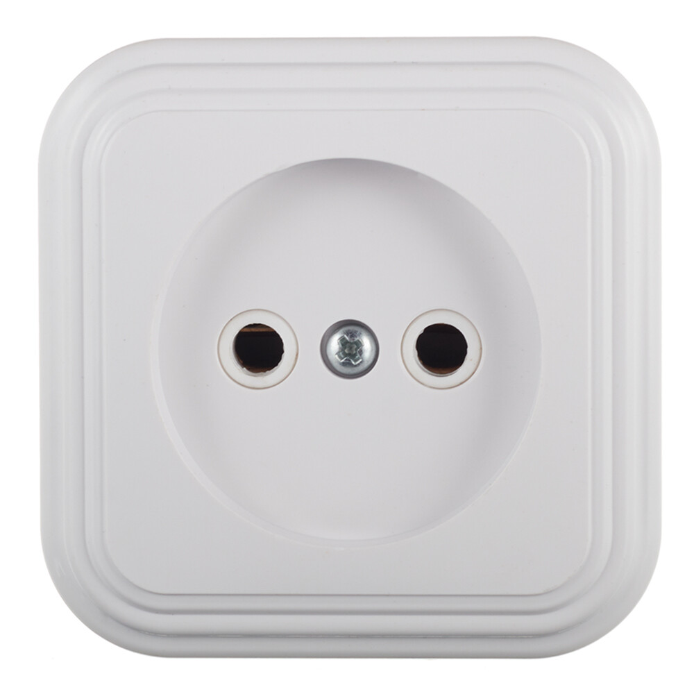 Розетка Svet накладная белая (0215-00011)