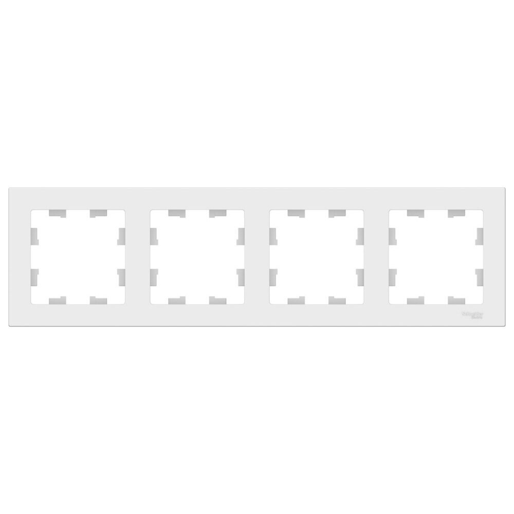 Рамка Systeme Electric AtlasDesign четырехместная лотос (ATN001304)