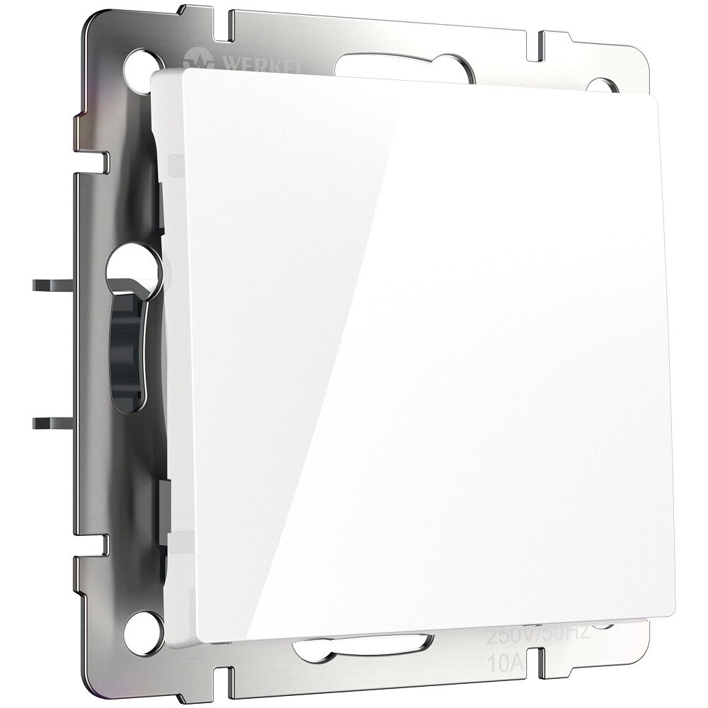 Выключатель Werkel одноклавишный встраиваемый белый (a051138)