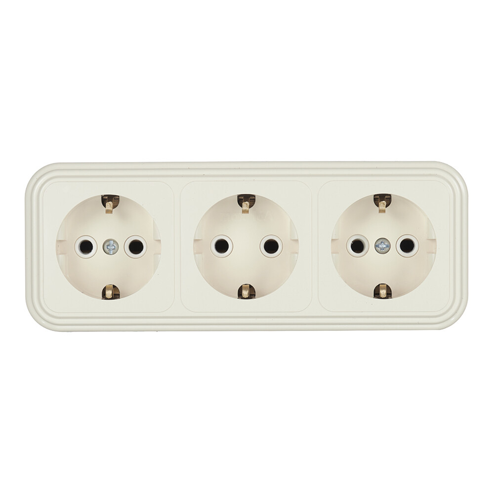 Розетка Svet накладная бежевая (0215-00841/2003/2002)