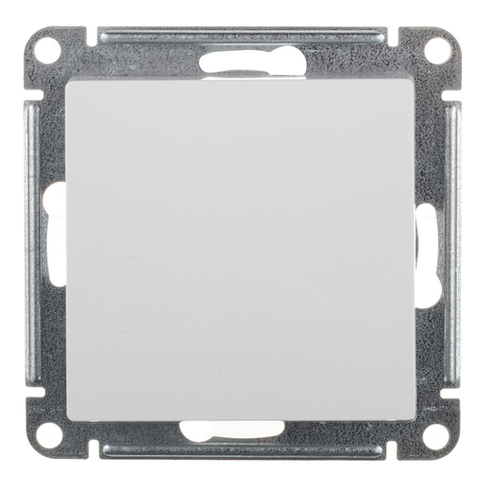 Выключатель Systeme Electric AtlasDesign одноклавишный встраиваемый белый с самовозвратом (ATN000115)