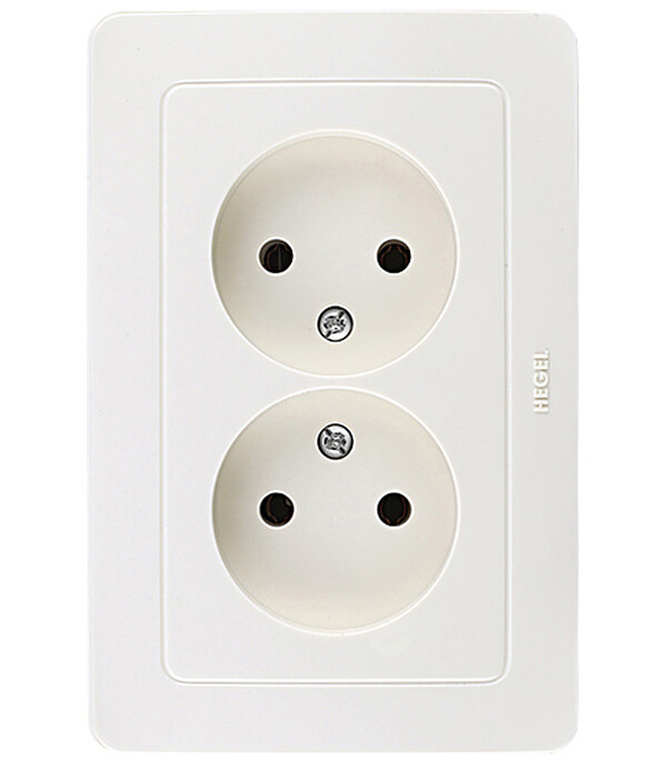 Розетка Hegel Master встраиваемая слоновая кость (РС16-341-01)
