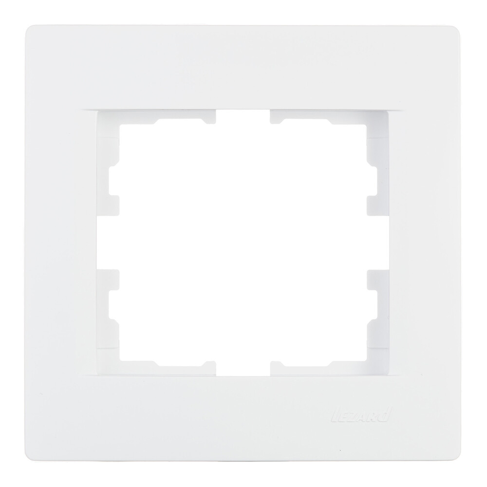 Рамка Lezard Karina одноместная белая (707-0200-146)