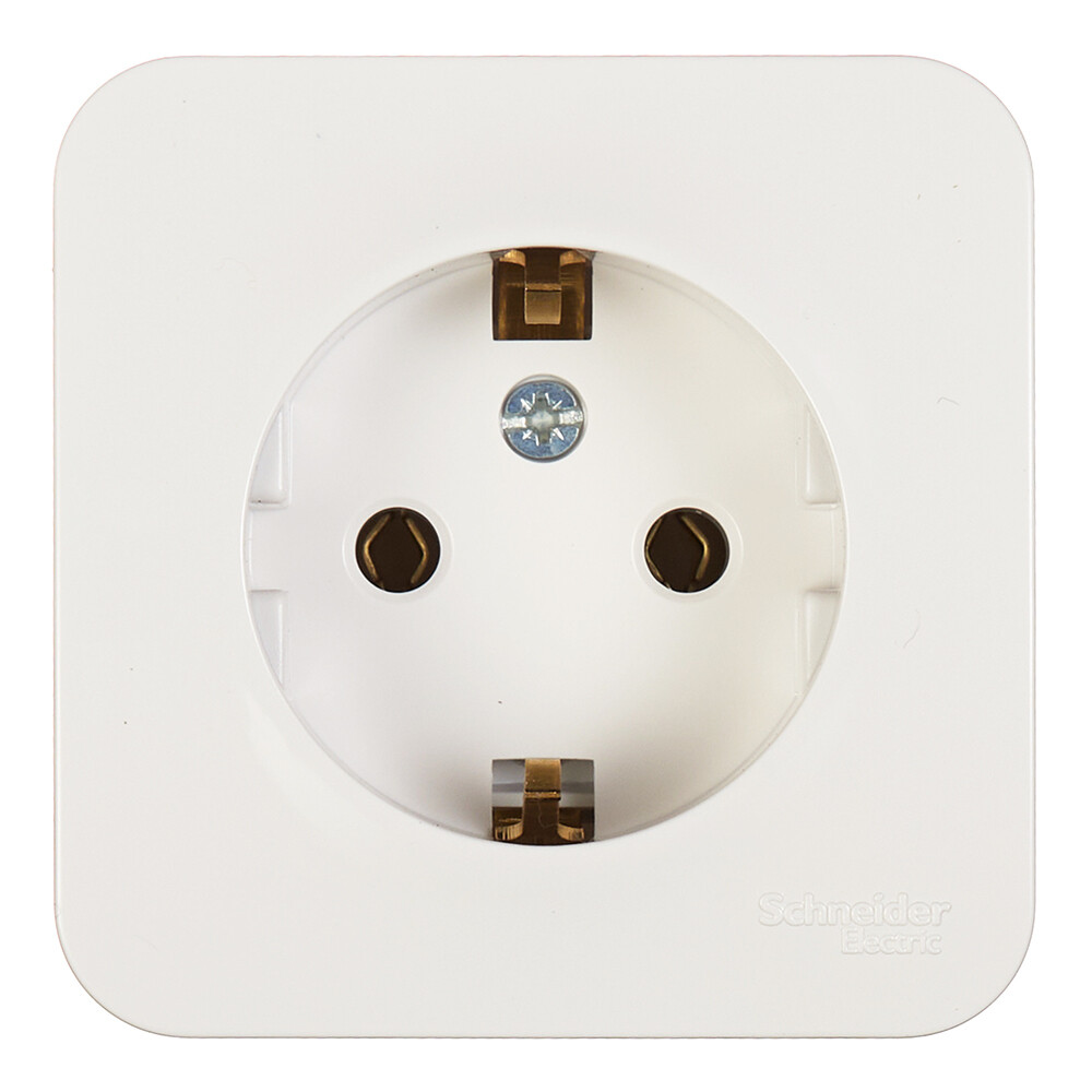 Розетка Systeme Electric Blanca накладная белая (BLNRA010111)