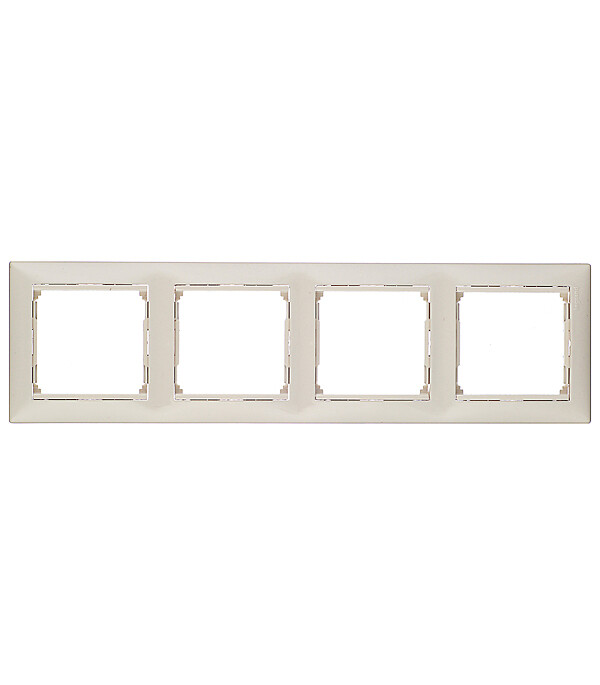 Рамка Legrand Valena четырехместная слоновая кость (695634)