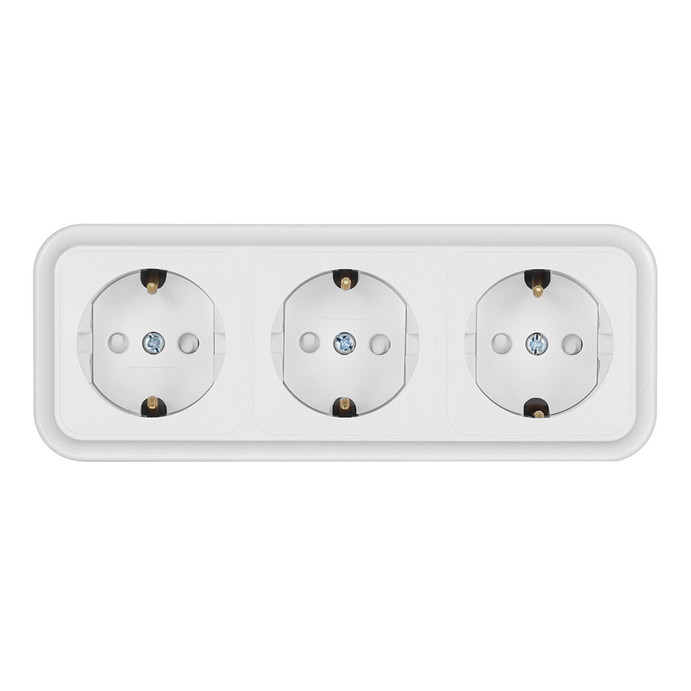 Розетка Svet накладная белая (EV0361-8430/5635/5637)