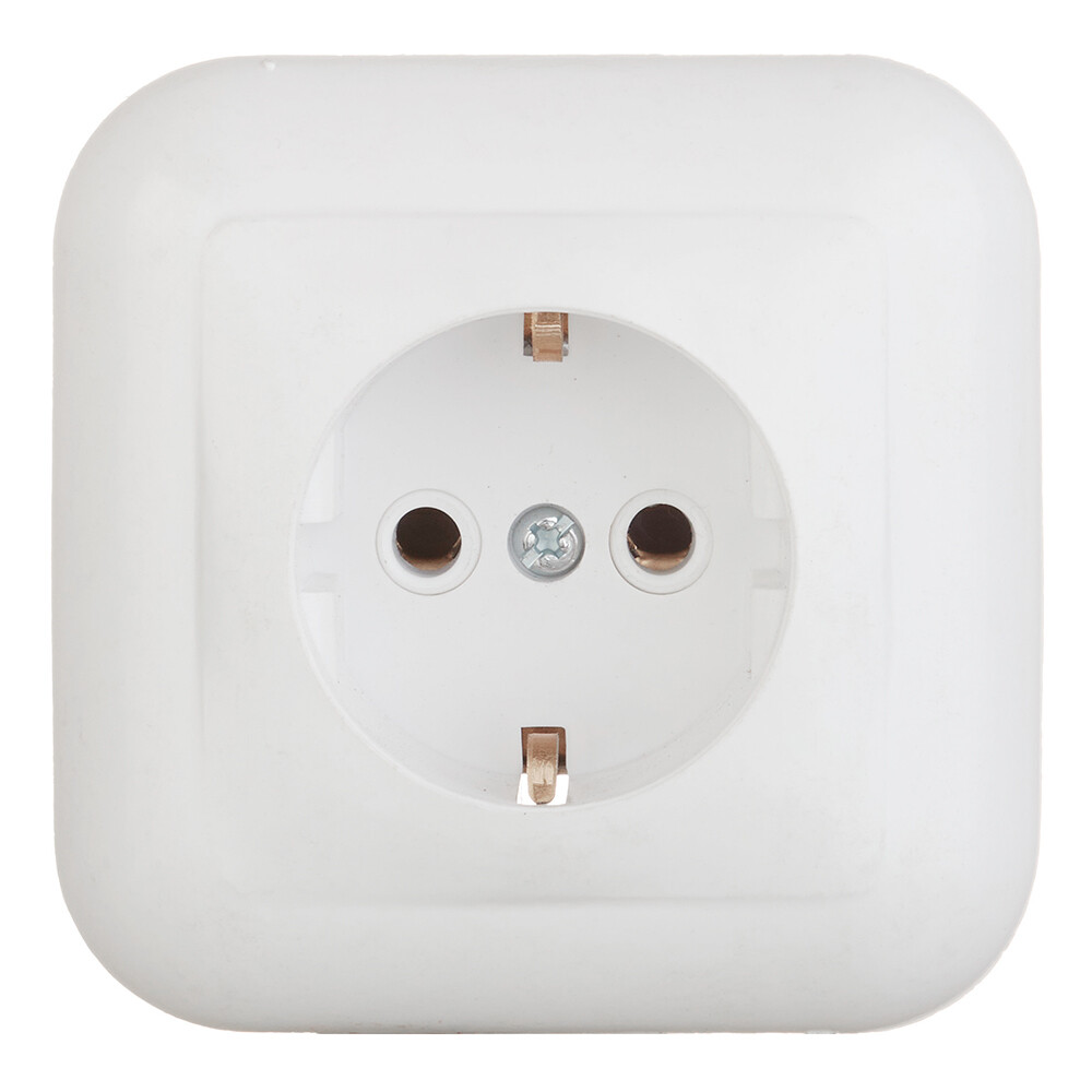 Розетка Svet Стиль встраиваемая белая (0214-00111)