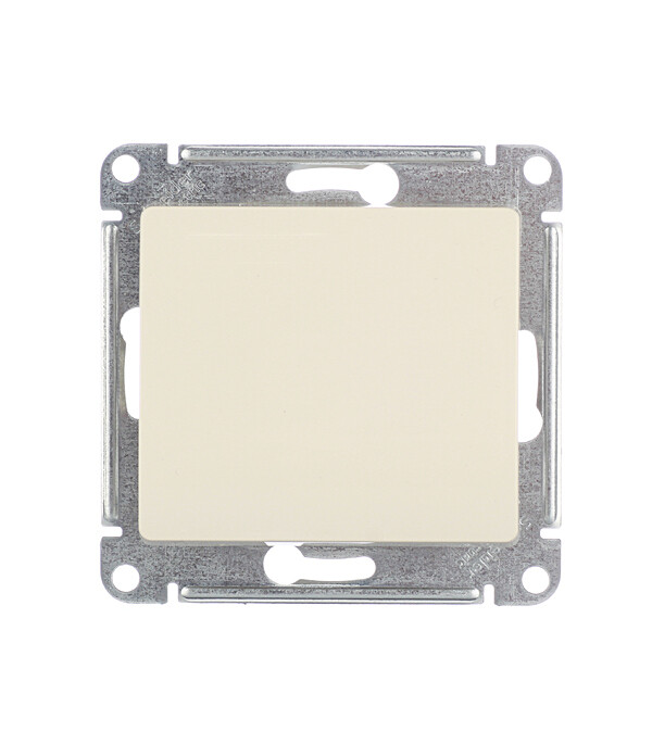 Выключатель Systeme Electric Glossa одноклавишный встраиваемый бежевый (GSL000211)