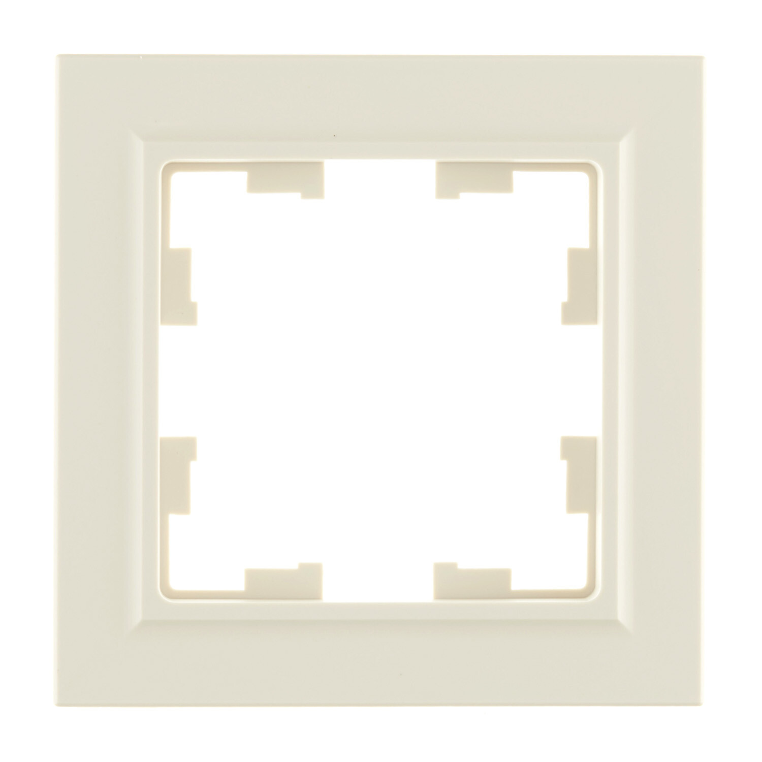 Рамка IEK Brite РУ-1-БрКр одноместная бежевая (BR-M12-K10)