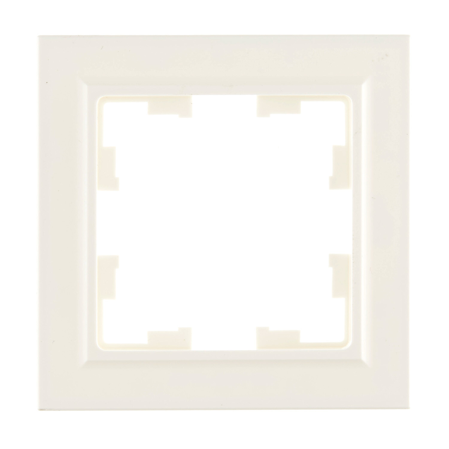 Рамка IEK Brite РУ-1-БрБ-44 одноместная белая (BR-M12-44-K01)