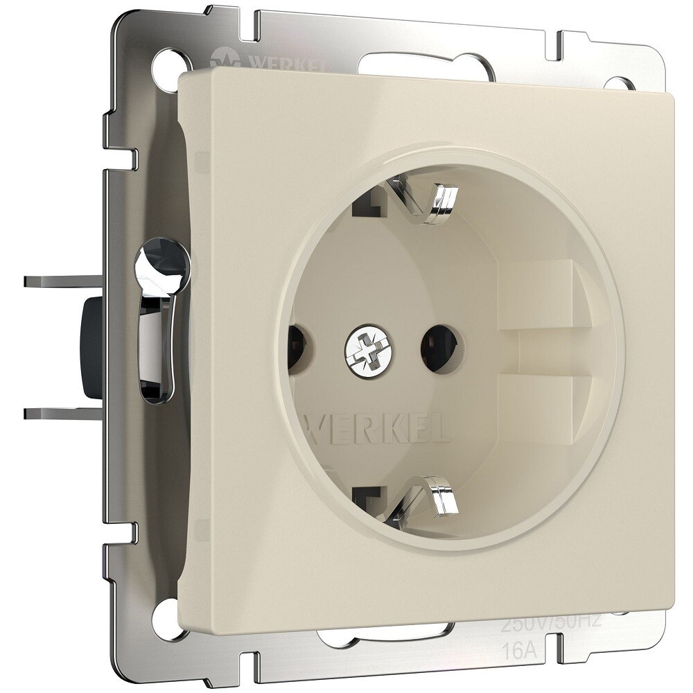 Розетка Werkel встраиваемая слоновая кость (a051490)