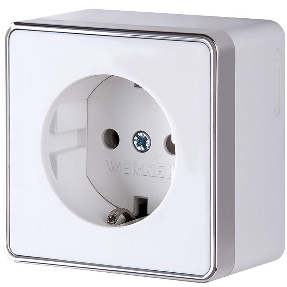 Розетка Werkel Gallant накладная белая (a051584)