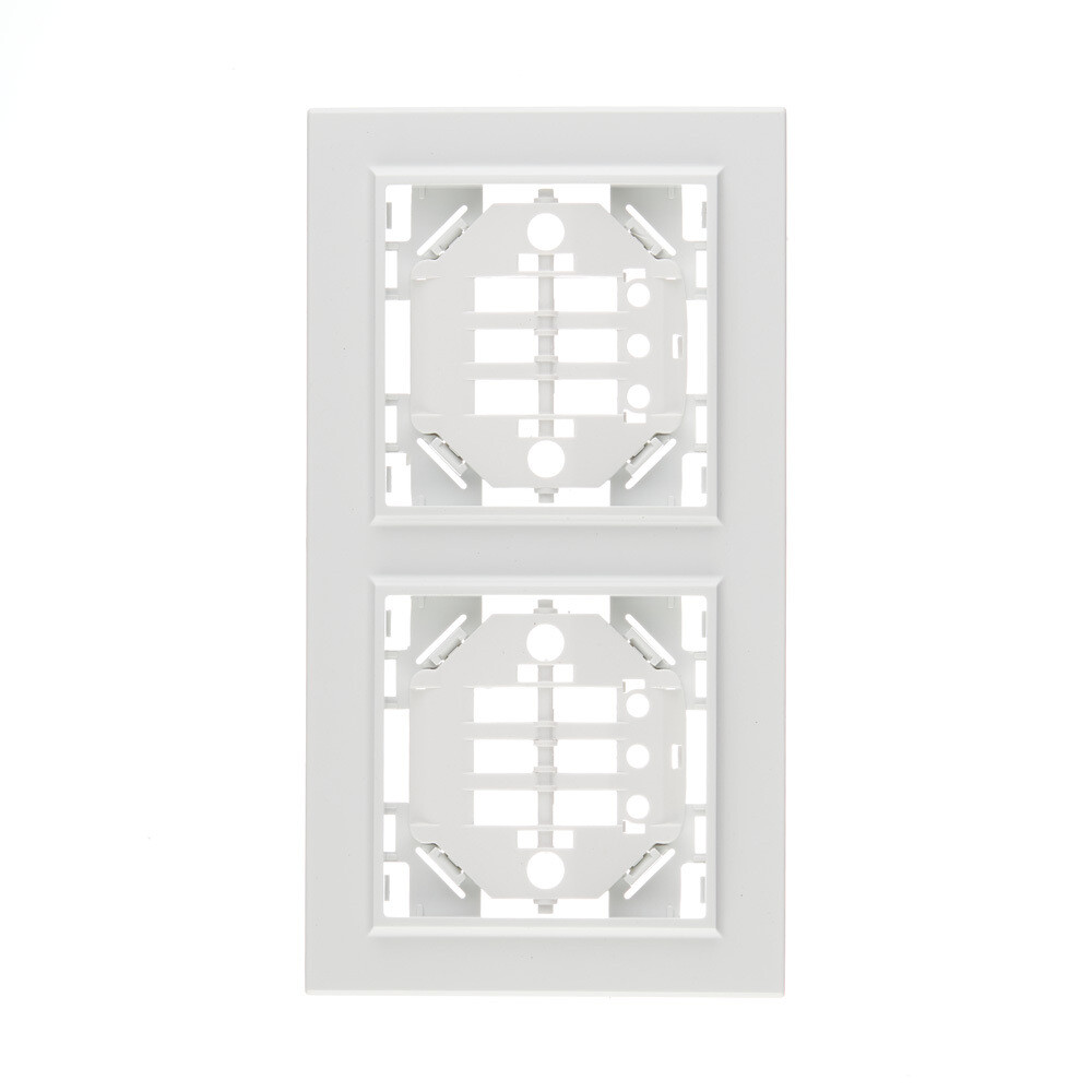 Рамка EKF Минск двухместная белая (ERM-G-302-10)