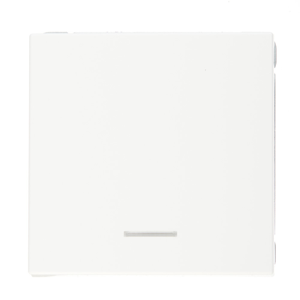 Выключатель Systeme Electric ArtGallery одноклавишный встраиваемый белый с подсветкой (GAL000113)