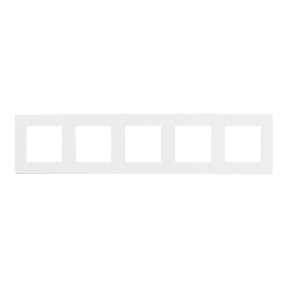 Рамка Simon 24 Harmonie пятиместная белая (2400650-030)