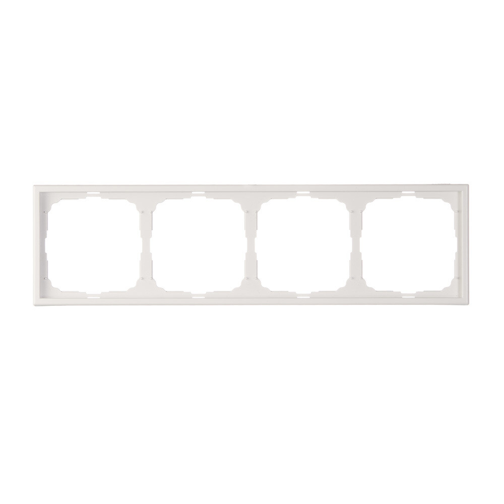 Рамка Systeme Electric ArtGallery четырехместная белая (GAL000104)