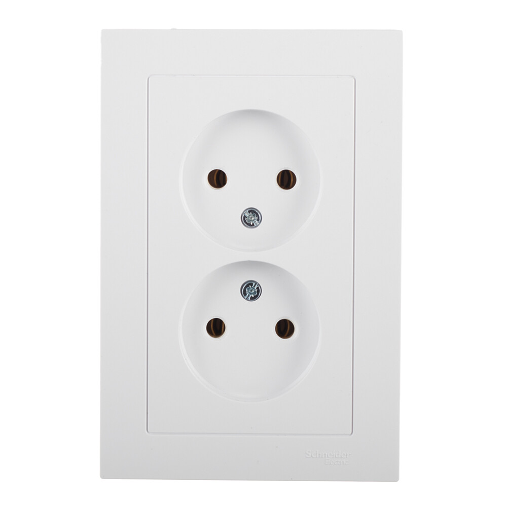 Розетка Systeme Electric AtlasDesign встраиваемая белая (ATN000120)