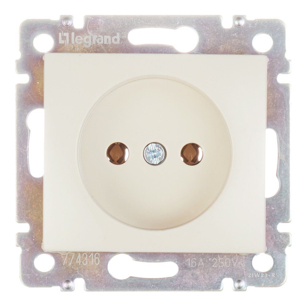 Розетка Legrand Valena встраиваемая слоновая кость (695611)