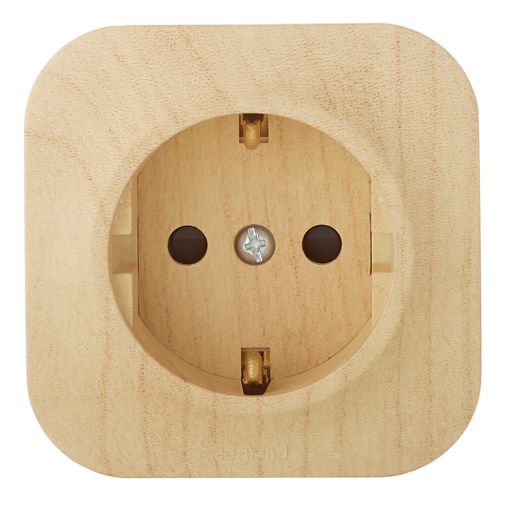 Розетка Legrand Quteo накладная дерево (782280)