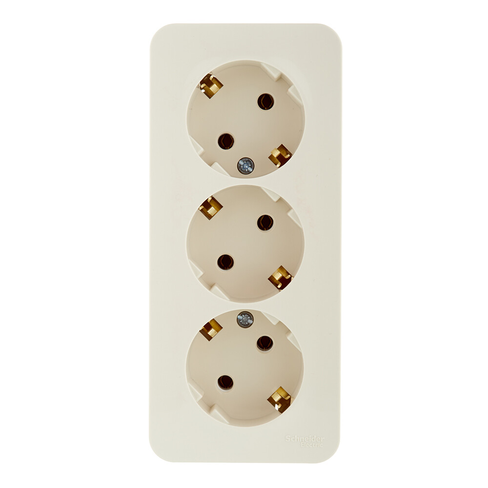 Розетка Systeme Electric Blanca накладная бежевая (BLNRA010317)