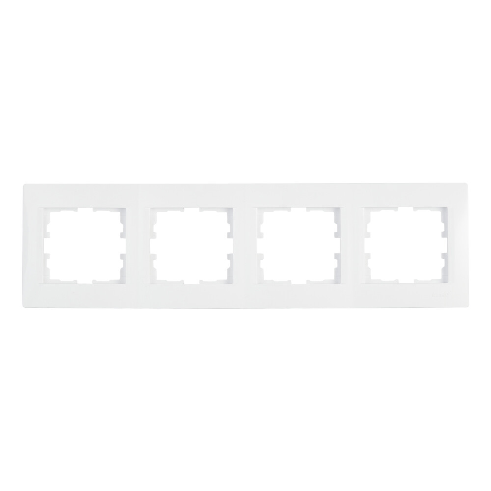 Рамка Lezard Karina четырехместная белая (707-0200-149)