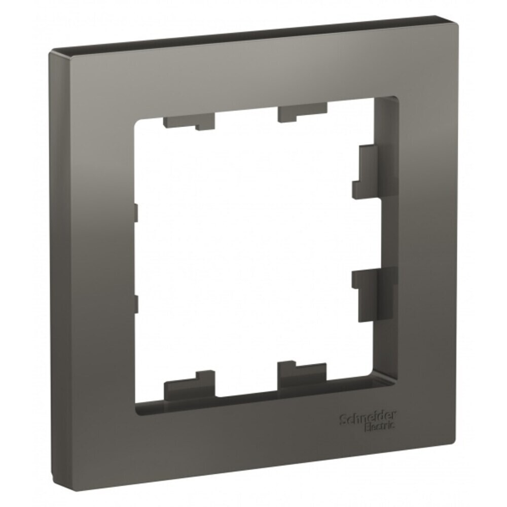 Рамка Systeme Electric AtlasDesign одноместная сталь (ATN000901)