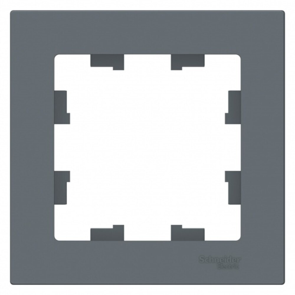 Рамка Systeme Electric AtlasDesign одноместная грифель (ATN000701)