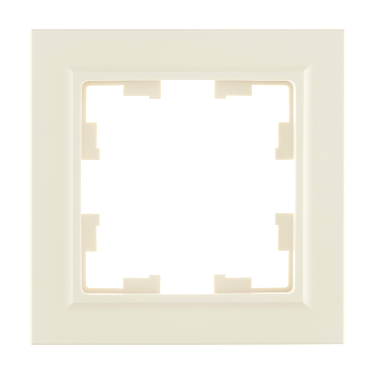 Рамка IEK Brite РУ-1-БрКр-44 одноместная бежевая (BR-M12-44-K10)