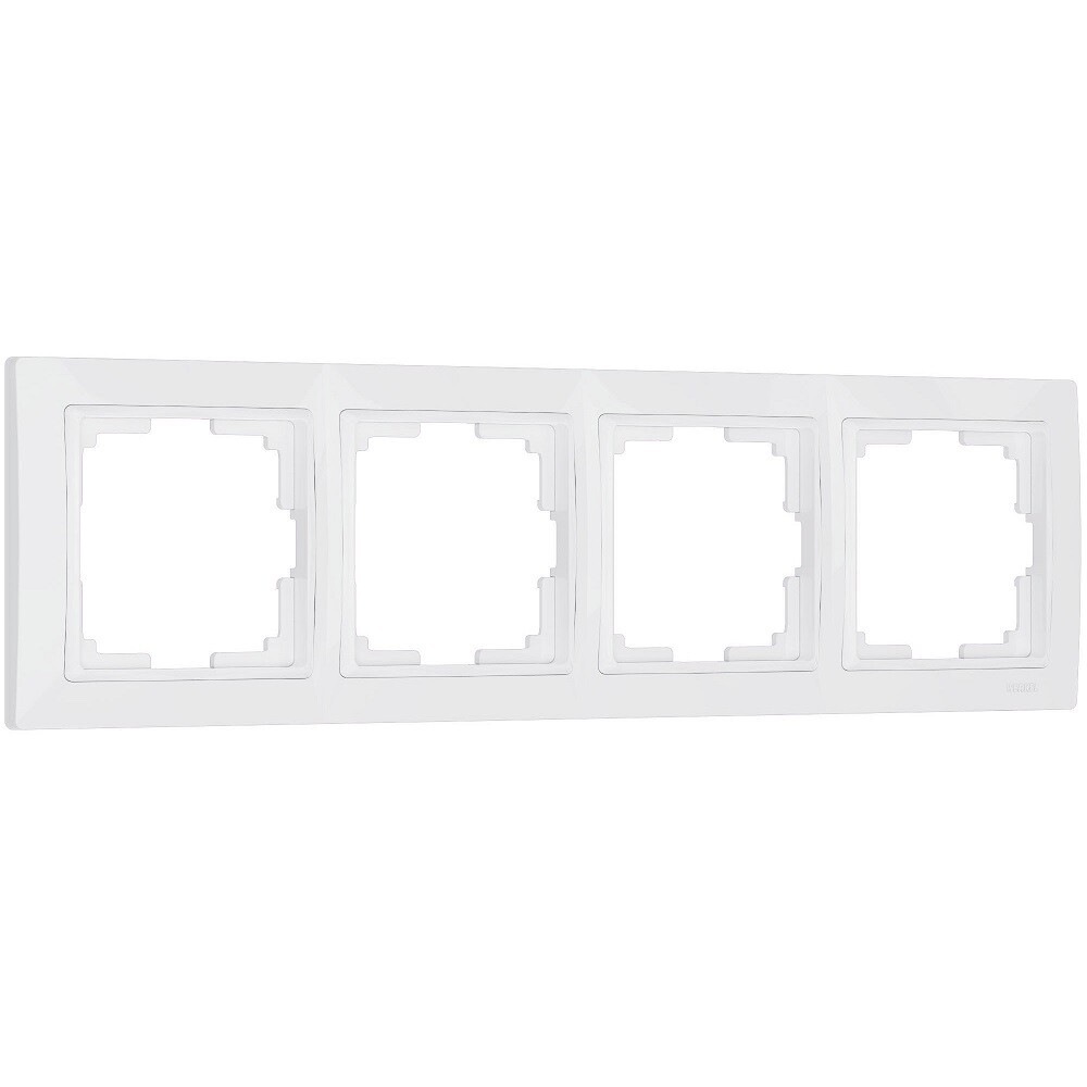Рамка Werkel Snabb Basic четырехместная белая (a051301)