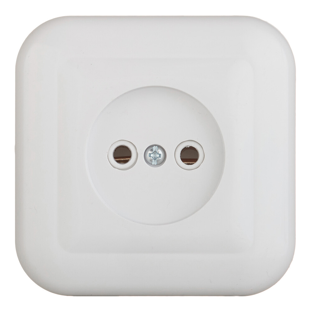 Розетка Svet Стиль встраиваемая белая (0214-00101)