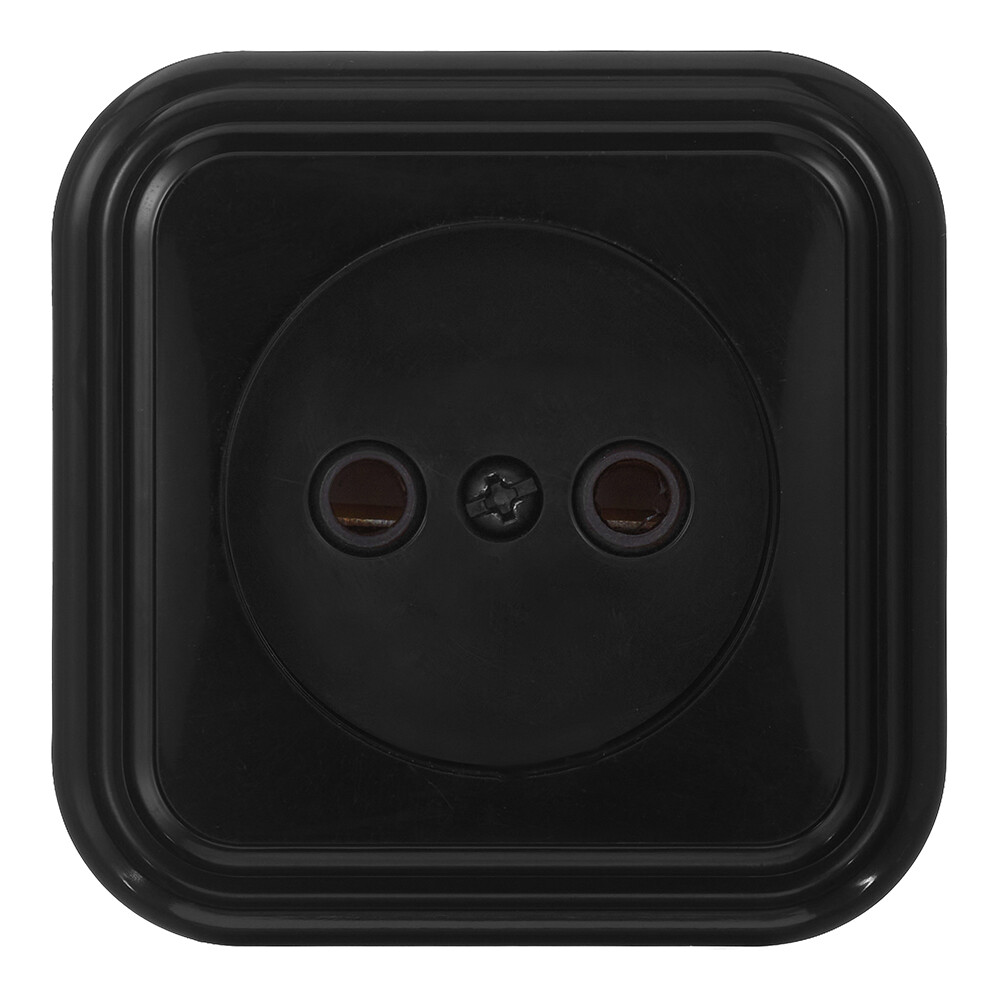 Розетка Svet накладная черная (0215-00061/1310/1319)