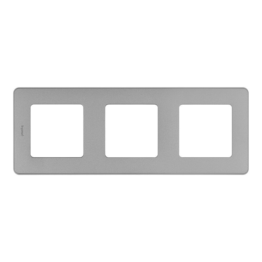 Рамка Legrand Inspiria трехместная дымчатая (673957)